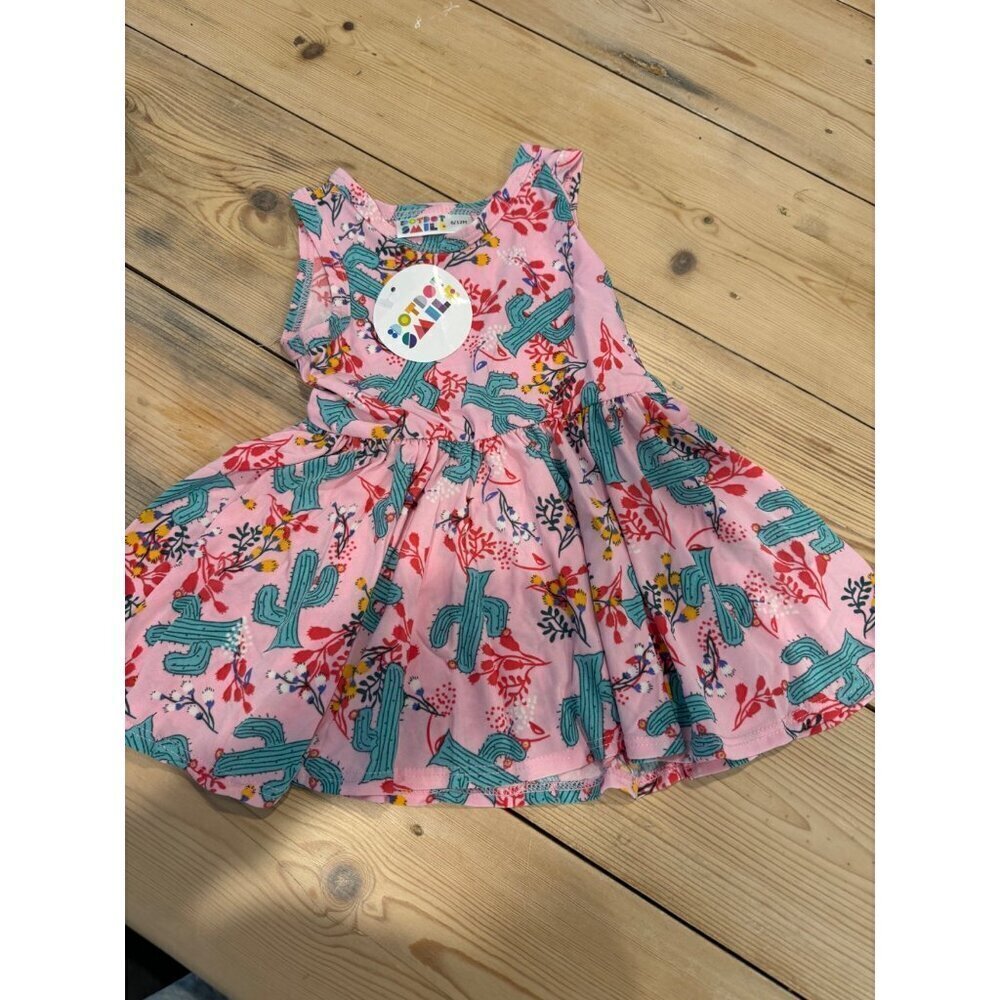 Baby Gi6-12 Months LOT OF 6 Dot Dot Smile Tank Twirl Dress Hearts Shades Floral - Picture 3 of 7